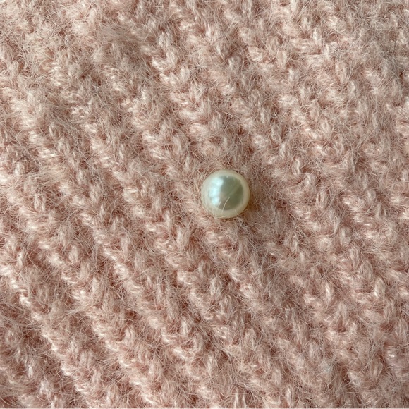 Coquette Style Pink Pearl Sweater - Picture 3 of 6